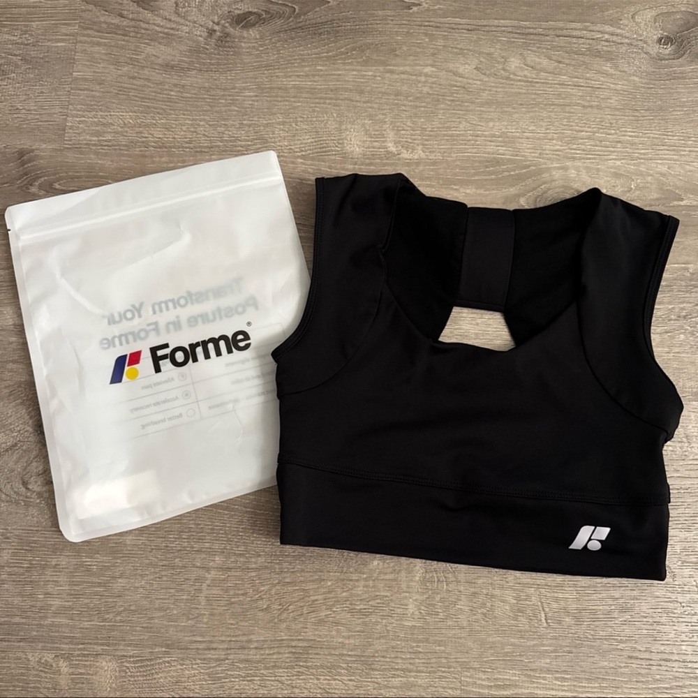 Forme Power Bra Medium Black Posture Support